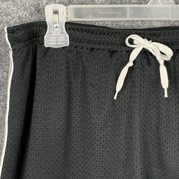 Nike Athletic Shorts Women Medium Running Curved Hem Mesh Stripe Side Lined - Picture 3 of 9